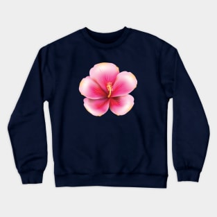 Pink hibiscus Crewneck Sweatshirt